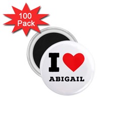 I Love Abigail  1 75  Magnets (100 Pack)  by ilovewhateva