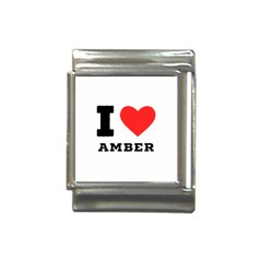 I Love Amber Italian Charm (13mm) by ilovewhateva
