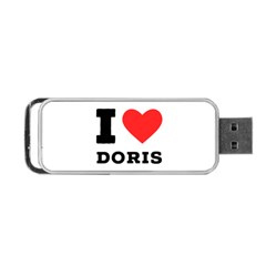 I Love Doris Portable Usb Flash (two Sides) by ilovewhateva