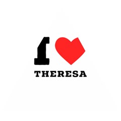 I Love Theresa Wooden Puzzle Triangle by ilovewhateva