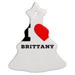 I love brittany Christmas Tree Ornament (Two Sides) Front