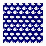 Cute Whale Illustration Pattern Medium Glasses Cloth (2 Sides) Front