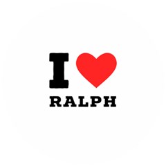 I Love Ralph Wooden Puzzle Round by ilovewhateva