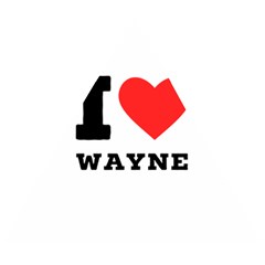 I Love Wayne Wooden Puzzle Triangle by ilovewhateva