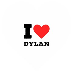 I Love Dylan  Wooden Puzzle Heart by ilovewhateva