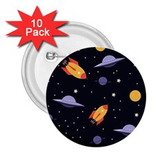 Cosmos 2 25  Buttons (10 Pack)  by nateshop