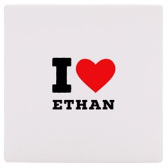I Love Ethan Uv Print Square Tile Coaster  by ilovewhateva