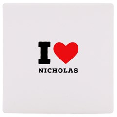 I Love Nicholas Uv Print Square Tile Coaster  by ilovewhateva