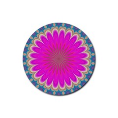 Wallpaper Decoration Generated Rubber Coaster (round) by Ravend