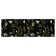 Plants Floral Art Pattern Design Banner And Sign 12  X 4  by Ravend