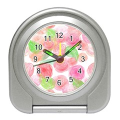 Roses-50 Travel Alarm Clock by nateshop