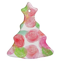 Roses-50 Christmas Tree Ornament (two Sides) by nateshop