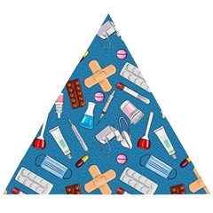 Medicine Pattern Wooden Puzzle Triangle by SychEva