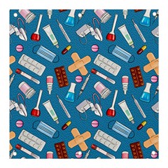 Medicine Pattern Banner And Sign 3  X 3  by SychEva
