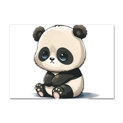 Cute Panda Bear Animal Cartoon Crystal Sticker (a4) by Semog4