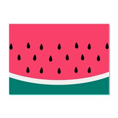 Watermelon Fruit Pattern Crystal Sticker (a4) by Semog4
