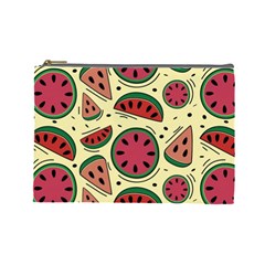 Watermelon Pattern Slices Fruit Cosmetic Bag (large) by Semog4