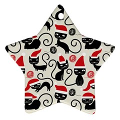 Cute Christmas Seamless Pattern Vector Ornament (star) by Semog4