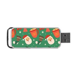 Colorful Funny Christmas Pattern Portable Usb Flash (two Sides) by Semog4