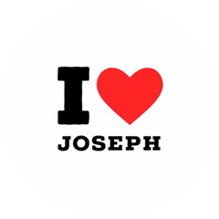 I Love Joseph Wooden Puzzle Round by ilovewhateva