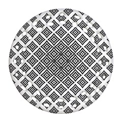 Background-pattern-halftone-- Round Filigree Ornament (two Sides) by Semog4