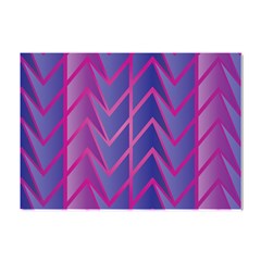 Geometric-background-abstract Crystal Sticker (a4) by Semog4
