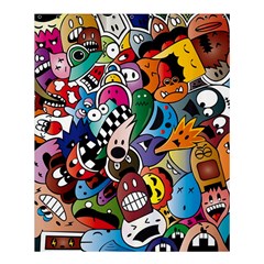 Cartoon Explosion Cartoon Characters Funny Shower Curtain 60  X 72  (medium)  by Salman4z