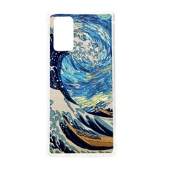 Starry Night Hokusai Van Gogh The Great Wave Off Kanagawa Samsung Galaxy Note 20 Tpu Uv Case by Sudheng