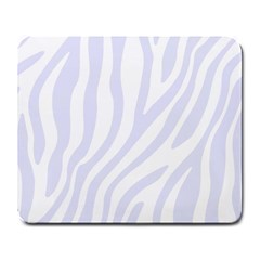 Grey Zebra Vibes Animal Print  Large Mousepad by ConteMonfrey