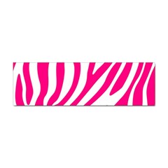 Pink Fucsia Zebra Vibes Animal Print Sticker Bumper (10 Pack) by ConteMonfrey