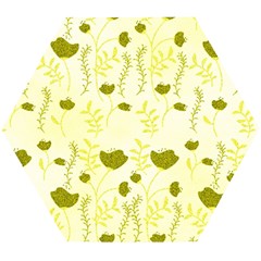 Yellow Classy Tulips  Wooden Puzzle Hexagon by ConteMonfrey