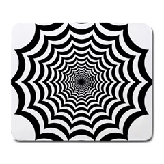 Spider Web Hypnotic Large Mousepad by Amaryn4rt