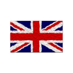 Union Jack Flag National Country Sticker Rectangular (100 Pack) by Celenk