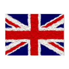 Union Jack Flag National Country Crystal Sticker (a4) by Celenk