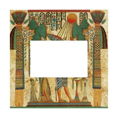 Egyptian Man Sun God Ra Amun White Box Photo Frame 4  X 6  by Celenk