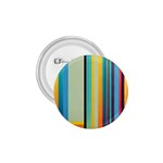 Colorful Rainbow Striped Pattern Stripes Background 1.75  Buttons Front