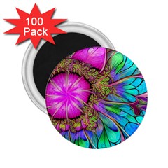 Abstract Art Psychedelic Experimental 2 25  Magnets (100 Pack)  by Uceng