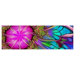 Abstract Art Psychedelic Experimental Banner And Sign 12  X 4  by Uceng
