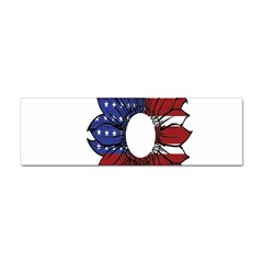 Us Flag Flower Sunshine Flag America Usa Sticker Bumper (10 Pack) by Wegoenart