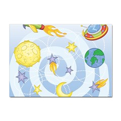 Science Fiction Outer Space Sticker A4 (10 Pack) by Salman4z