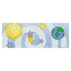 Science Fiction Outer Space Banner And Sign 8  X 3  by Salman4z