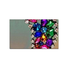 Colorful Diamonds Sticker Rectangular (10 Pack) by Sparkle