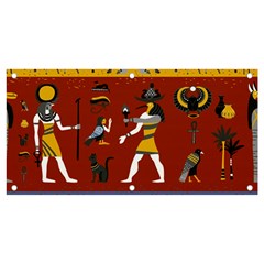 Ancient-egyptian-religion-seamless-pattern Banner And Sign 4  X 2  by Salman4z