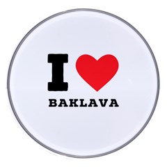 I Love Baklava Wireless Fast Charger(white) by ilovewhateva