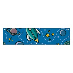About-space-seamless-pattern Banner And Sign 4  X 1  by Salman4z