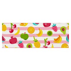 Tropical-fruits-berries-seamless-pattern Banner And Sign 8  X 3  by Salman4z