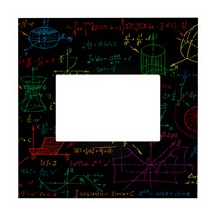 Mathematical-colorful-formulas-drawn-by-hand-black-chalkboard White Box Photo Frame 4  X 6  by Salman4z