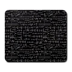 Math-equations-formulas-pattern Large Mousepad by Salman4z