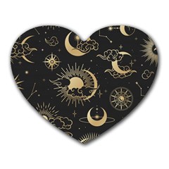 Asian-seamless-pattern-with-clouds-moon-sun-stars-vector-collection-oriental-chinese-japanese-korean Heart Mousepad by Salman4z