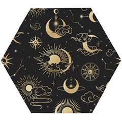 Asian-seamless-pattern-with-clouds-moon-sun-stars-vector-collection-oriental-chinese-japanese-korean Wooden Puzzle Hexagon by Salman4z